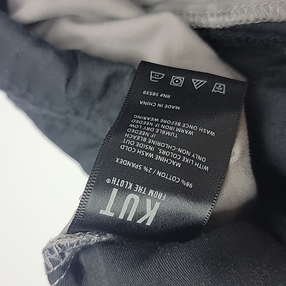 Kut from the Kloth grey skinny trousers women's size 18w - Picture 9 of 10